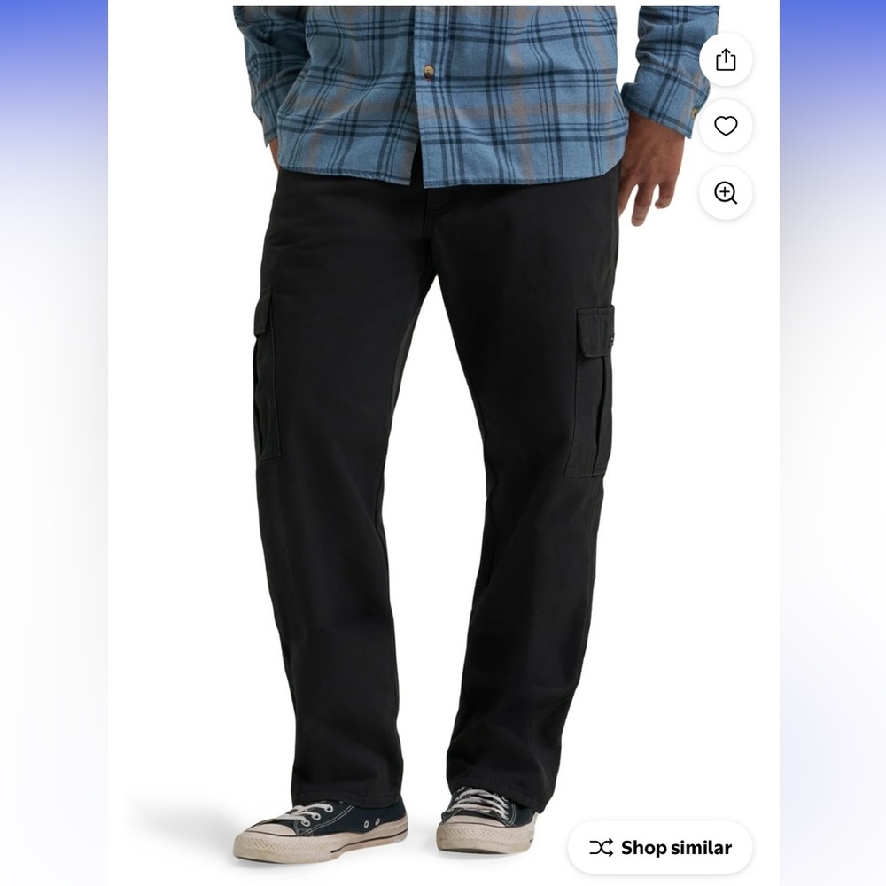 Wrangler® Men's Fleece Lined Cargo Pant size 32x30 brand new